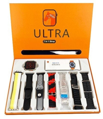 7-in-1 Ultra Smart Watch – Fitness Tracker with Heart Rate Monitor, Bluetooth Calling & Sleep Tracking