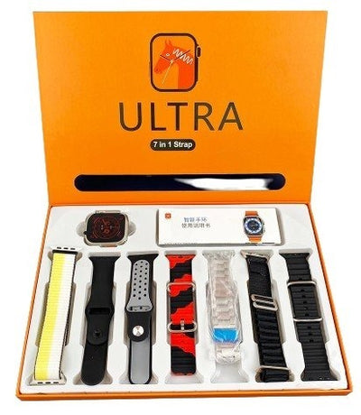 7-in-1 Ultra Smart Watch – Fitness Tracker with Heart Rate Monitor, Bluetooth Calling & Sleep Tracking