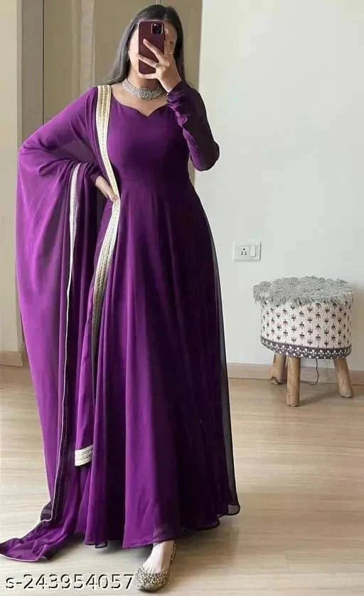 3 Pcs Plain Maxi