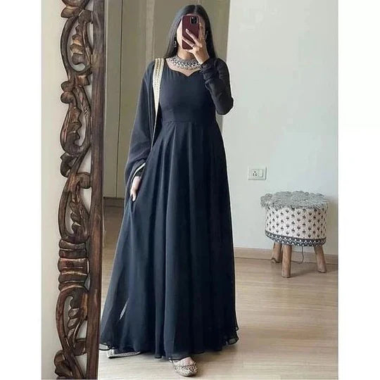 3 Pcs Plain Maxi