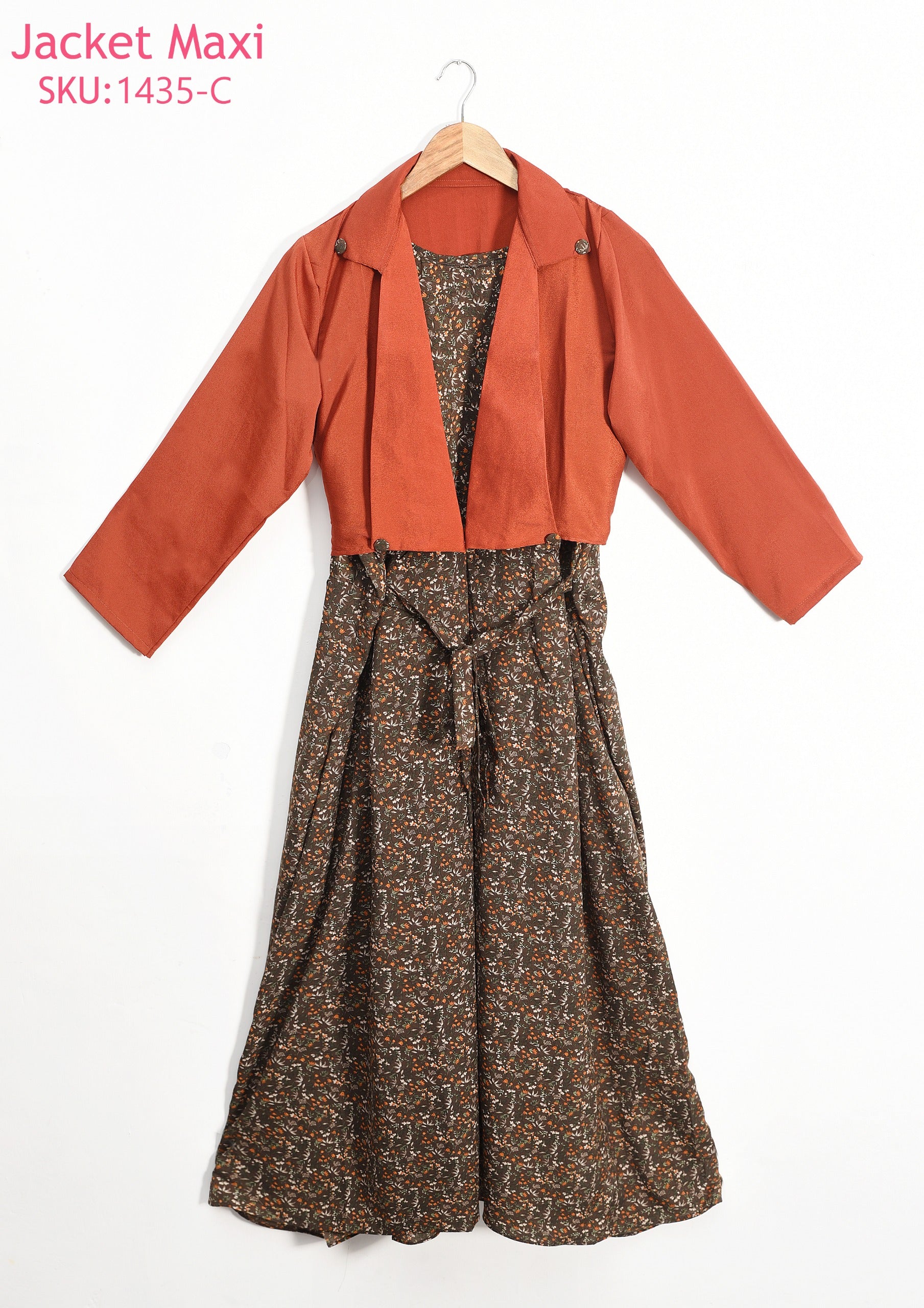 Maxi with Printed Separate jacket