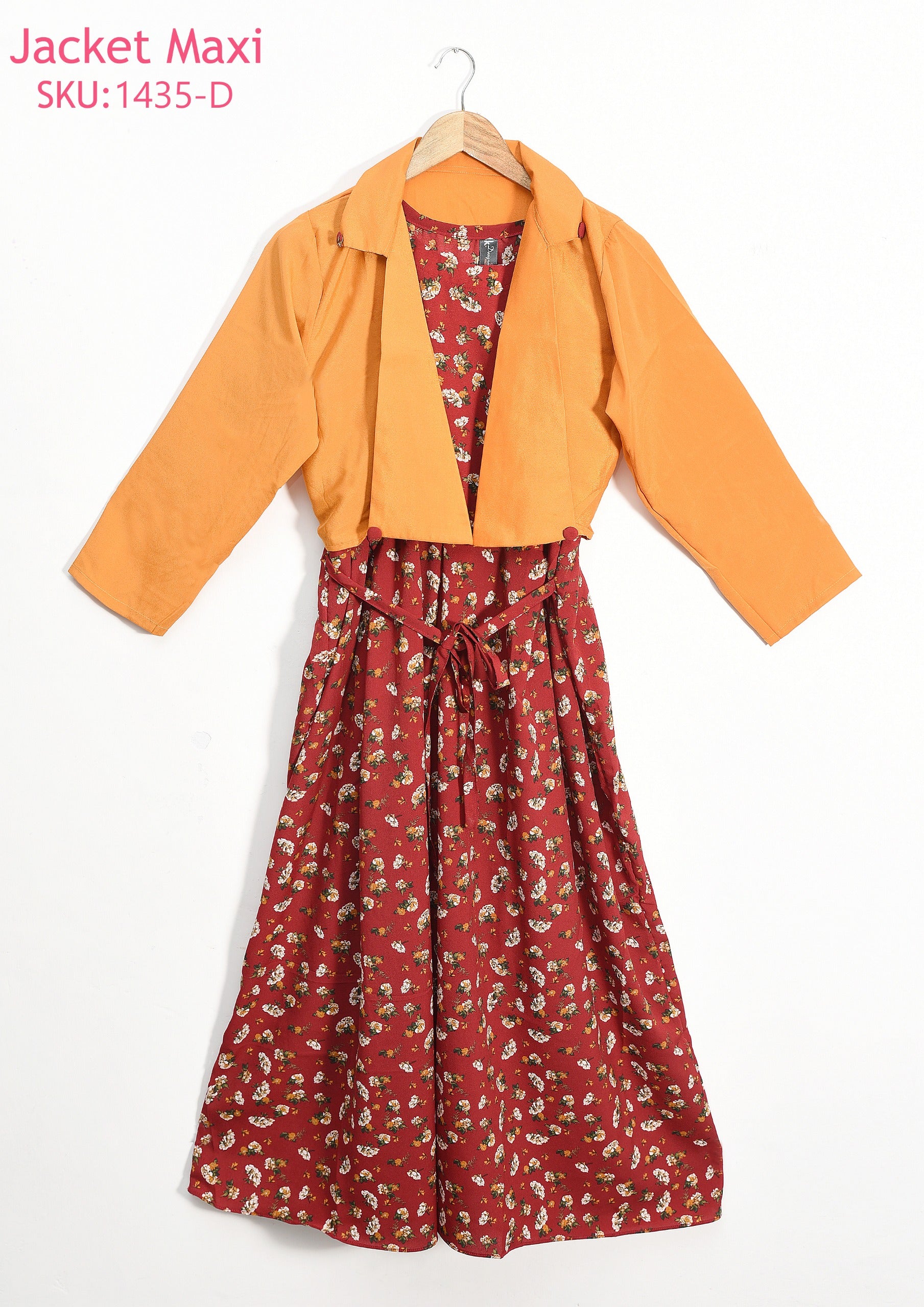 Maxi with Printed Separate jacket