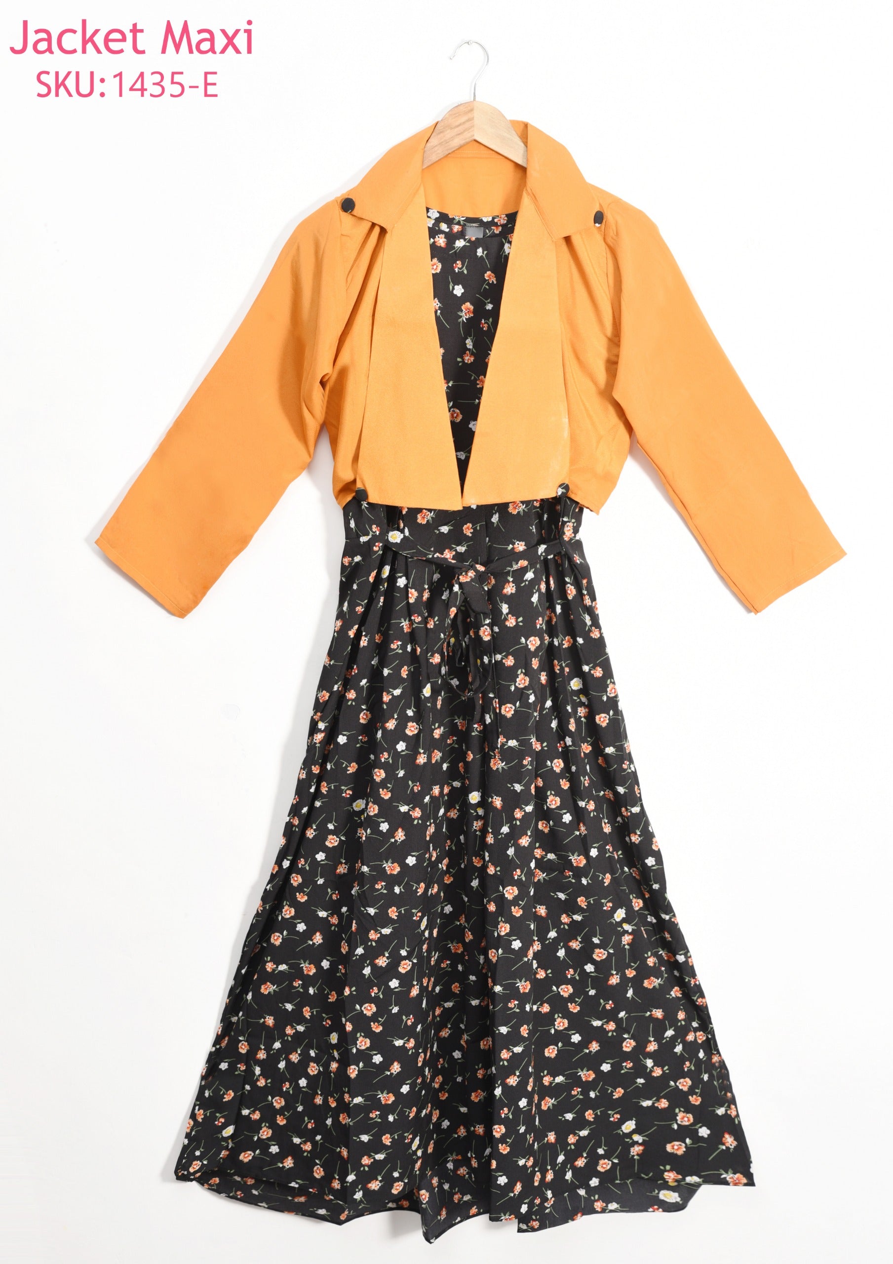 Maxi with Printed Separate jacket