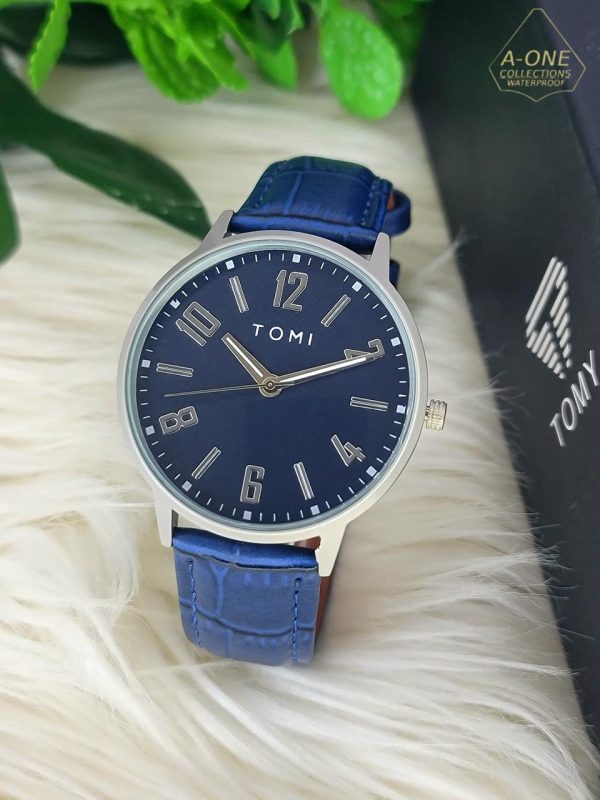 Aa1 Tomi Stylish Watch Leather Strap Watch With Box