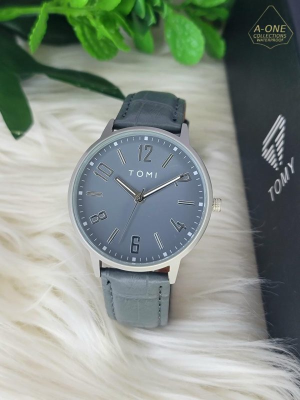 Aa1 Tomi Stylish Watch Leather Strap Watch With Box