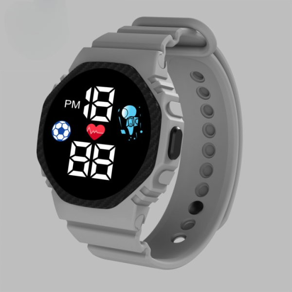 Digital Wrist Watch in Pakistan – Silicone Strap, Cell Operated, Digital Display for Men, Boys & Kids (Without Box)