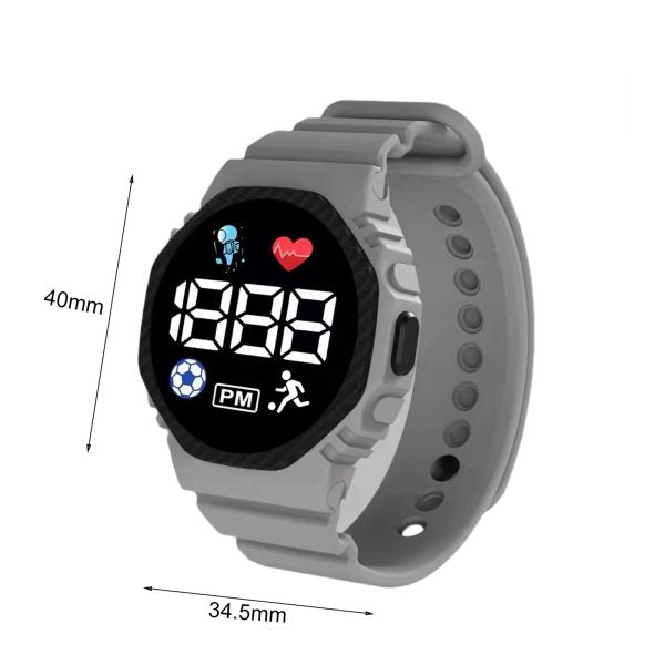 Digital Wrist Watch in Pakistan – Silicone Strap, Cell Operated, Digital Display for Men, Boys & Kids (Without Box)