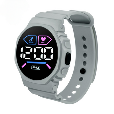 Digital Wrist Watch in Pakistan – Silicone Strap, Cell Operated, Digital Display for Men, Boys & Kids (Without Box)