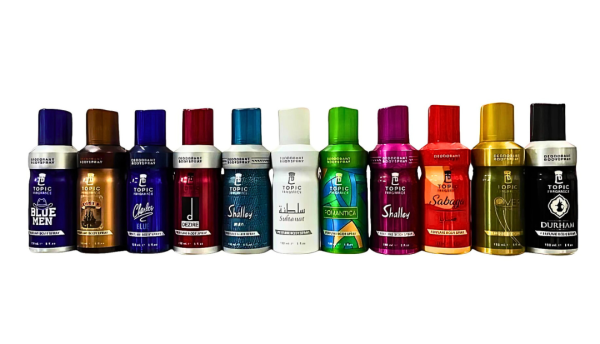 Pack Of 3 – Topic Body Spray – 150ml (random Body Spray)