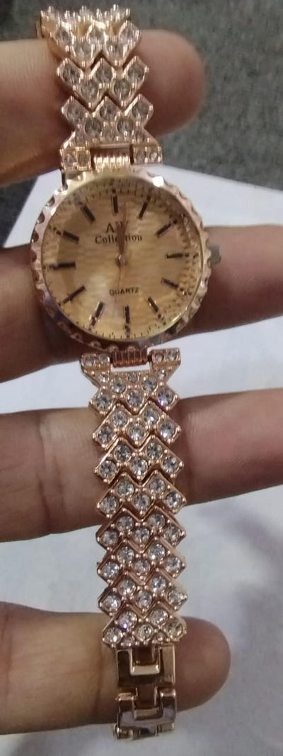 Luxury Stainless Steel Women's Watch in Pakistan – AW Quartz Collection