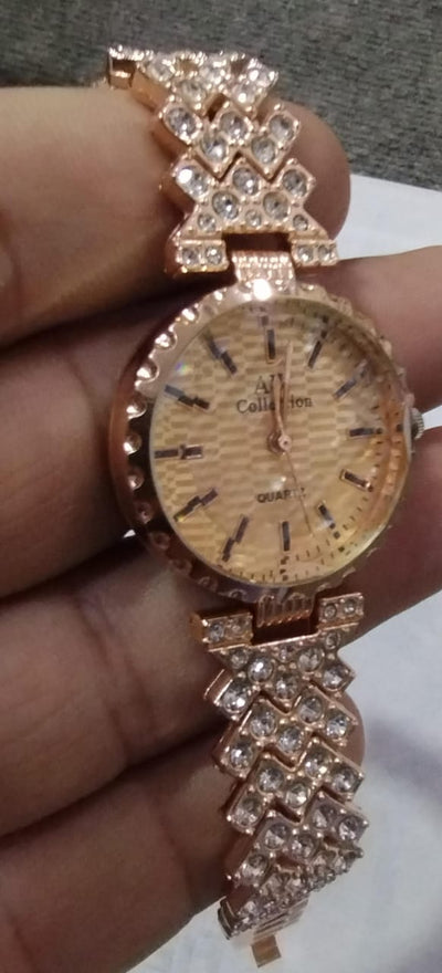Luxury Stainless Steel Women's Watch in Pakistan – AW Quartz Collection